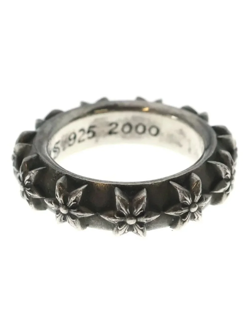 Chrome Hearts Star Band Silver Ring